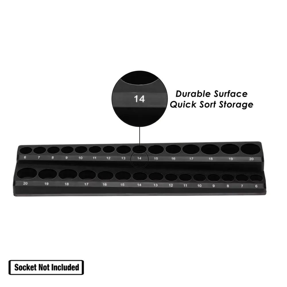 3 Pcs Magnetic Socket Organizer Set