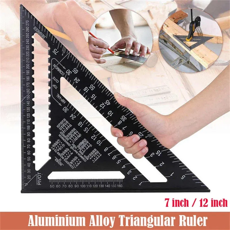 Aluminum Alloy Triangle Ruler