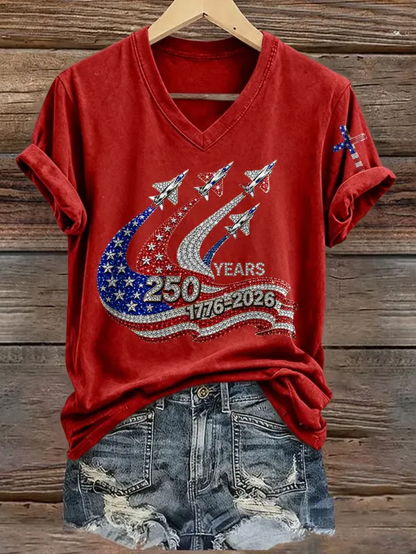 Women's 250th Anniversary Printed T-shirt