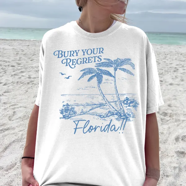 Palm Tree Florida - Themed Graphic Tee