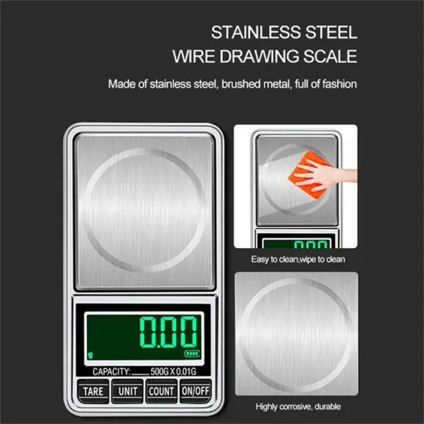 USB Rechargeable Electronic Precision Scale