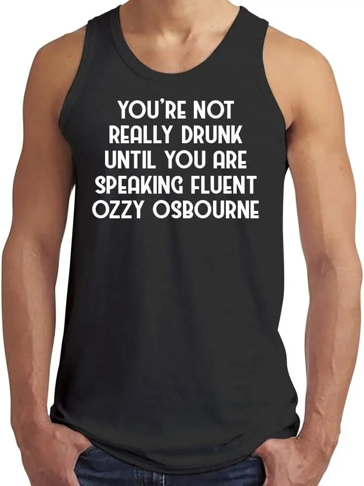 Men's Letter Printed Tank