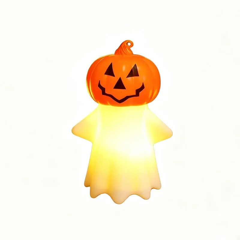 2Pcs Halloween Pumpkin Ghost Night Light Party Scene Decoration Ambient Light