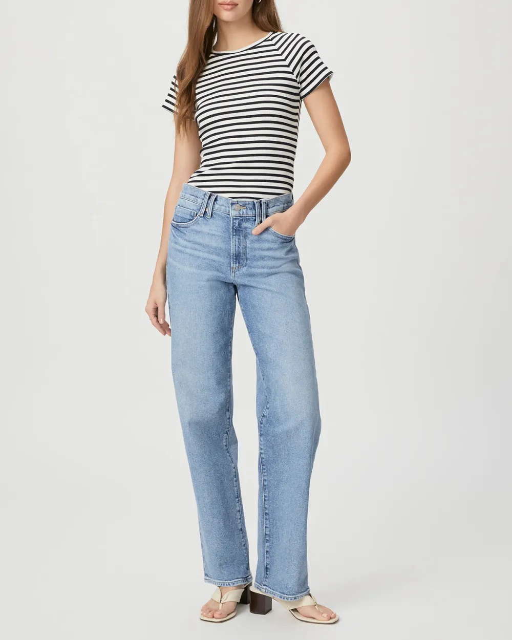Light Blue Cotton Jeans