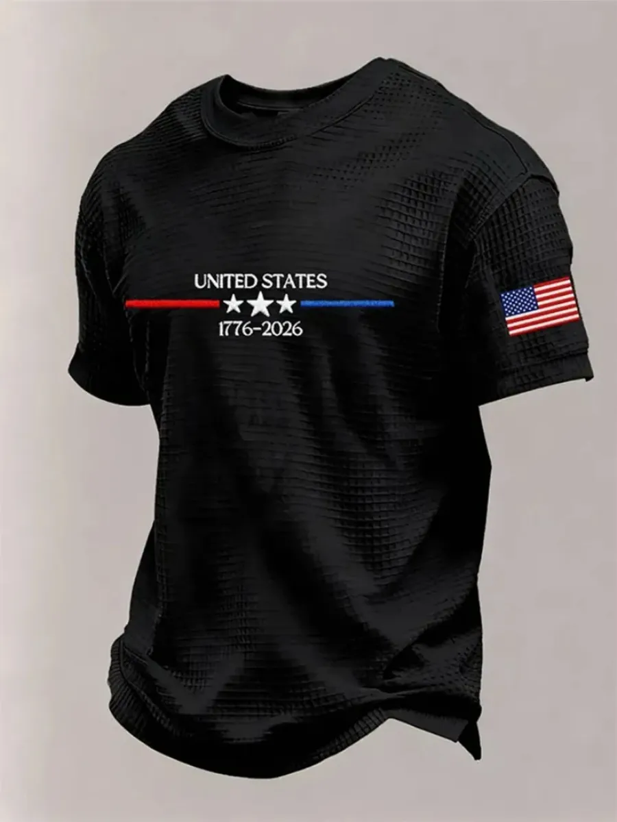 Men's United States Waffle Short Sleeve Shirt