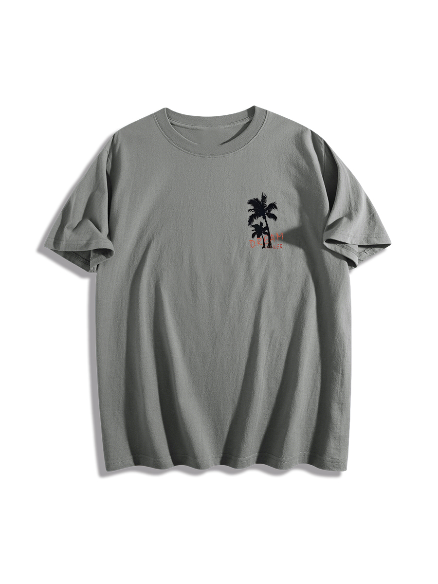 Dreamy Palm Scene Graphic T-Shirt