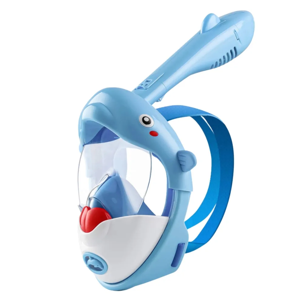 Pink Cute Children'S Diving Mask In The Shape Of A Dolphin