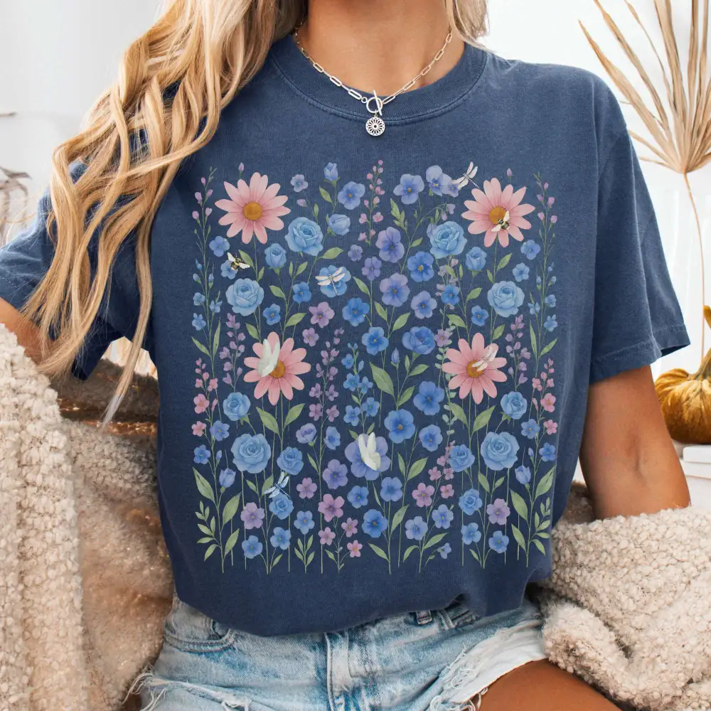 Cottagecore Wildflower T-shirt