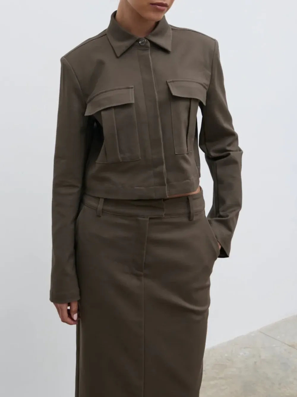 Long Sleeve Boxy Shirt