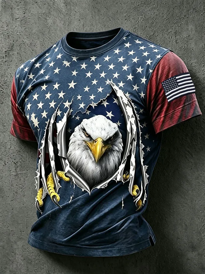 Men'S American Eagle Printed Casual T-Shirt