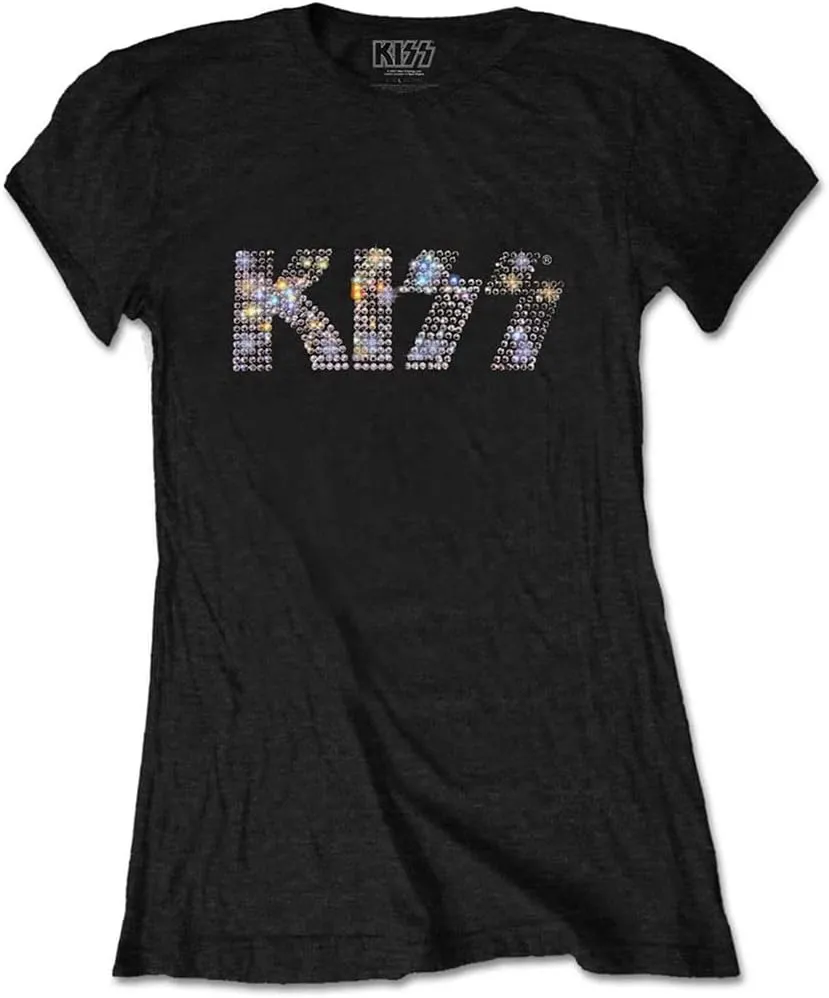 Men's KISS Letter Printed T-Shirt