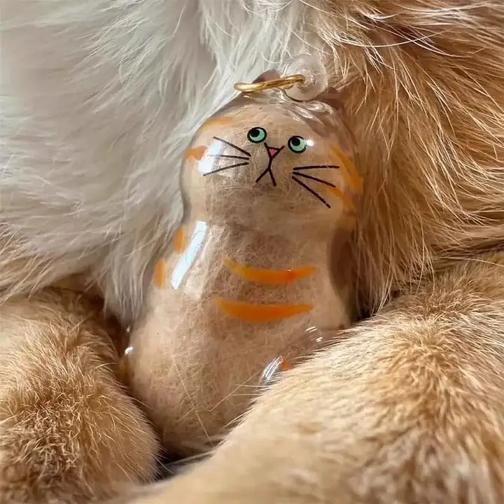 🎉Pet Hair Storage Keychain, the keychain for storing your cute pet's hair, is now on 50% off!