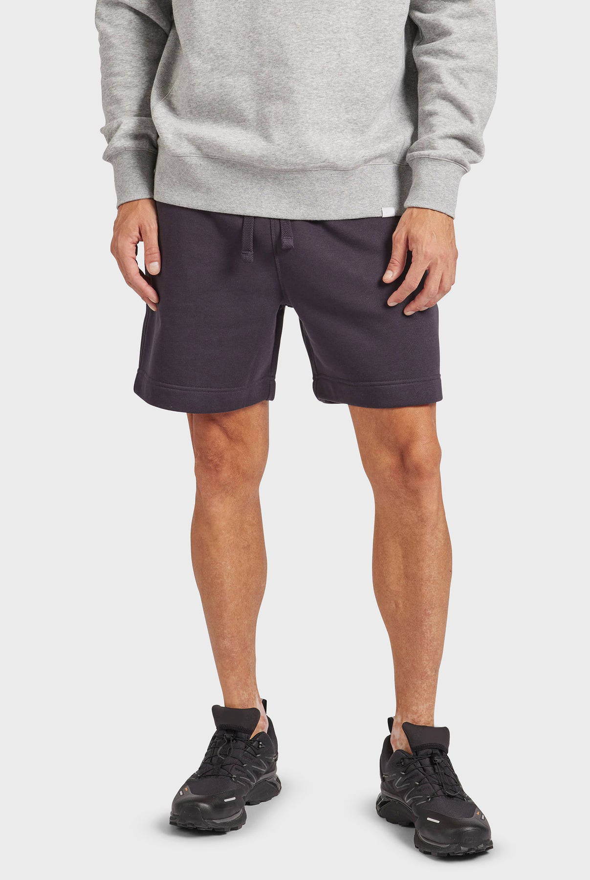 Academy Sweat Short-Oxford heather