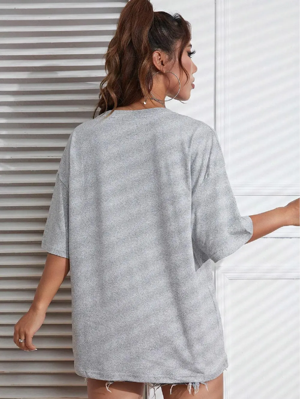 Women's Heart - Shaped Font Graphic Tee
