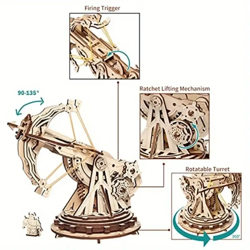 Wooden Bow And Arrow Toy