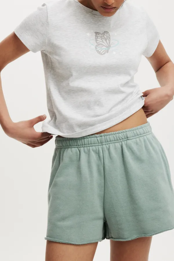 Casual Butterfly Graphic Crew Neck T-Shirts
