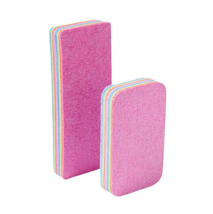 Lazy people's special dishwashing cloth - rainbow rag tearable sponge absorbent dishwashing towel