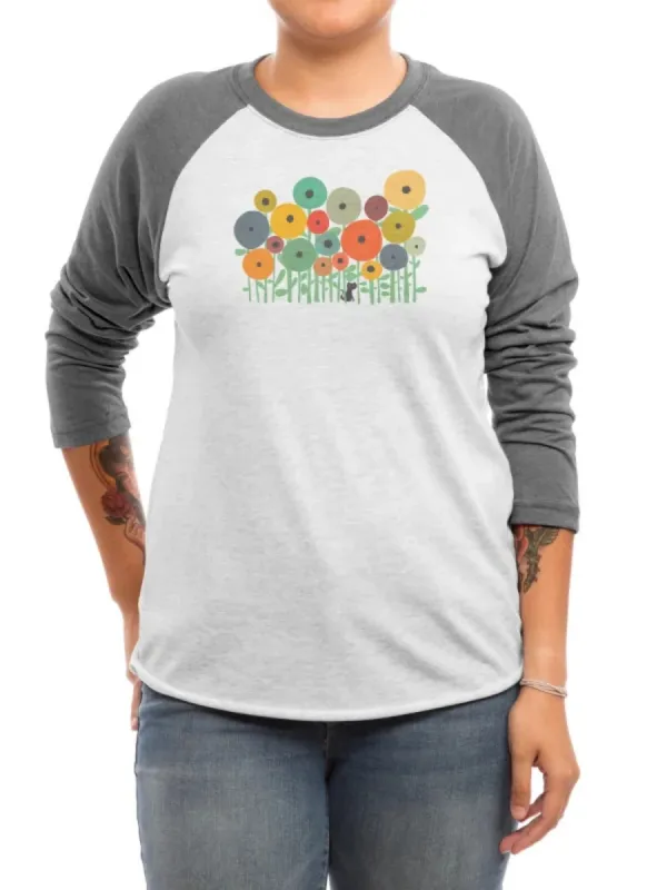 Geometric Bloom Print T-Shirt