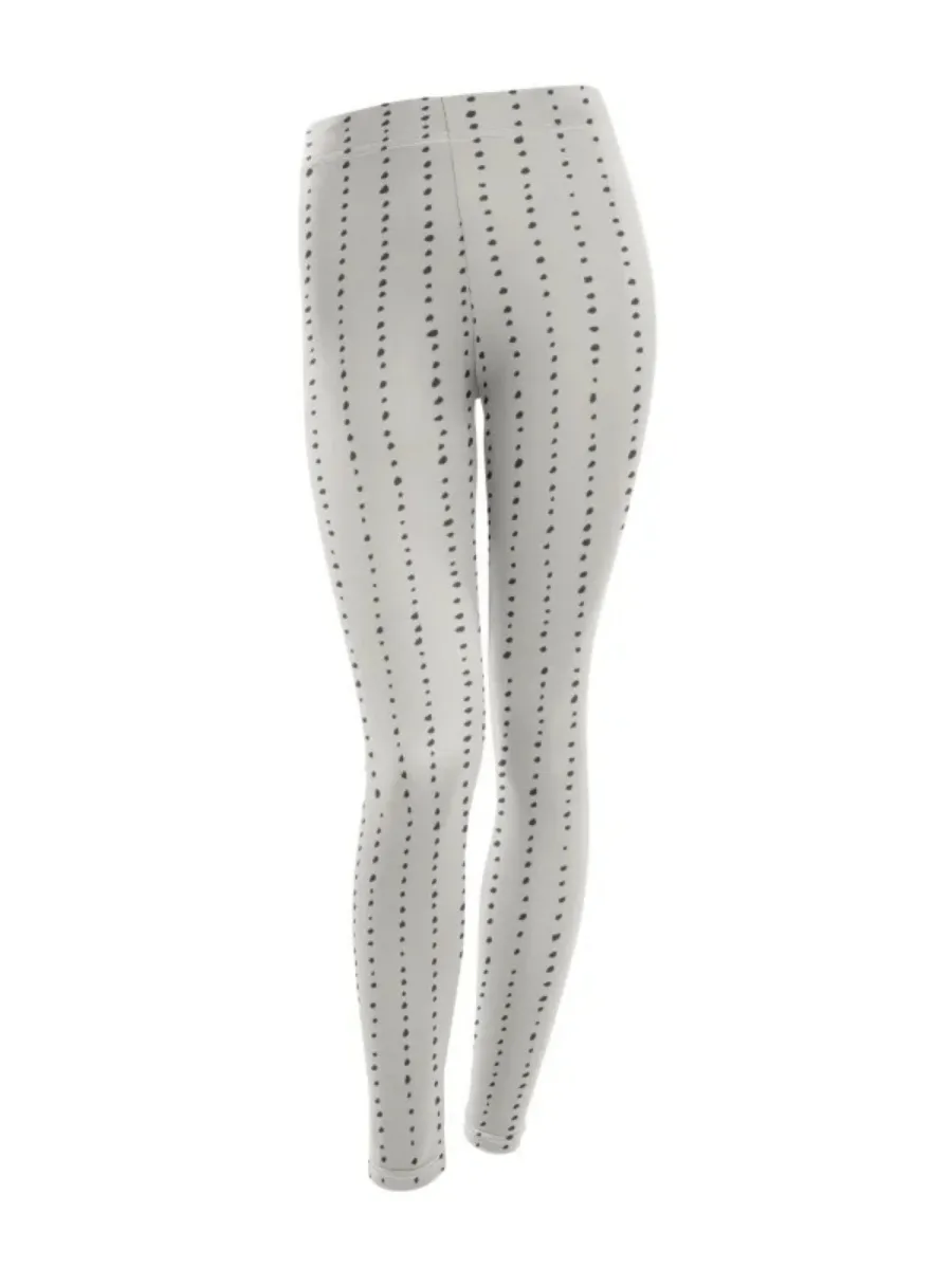 Minimalist Dot Stripe Leggings