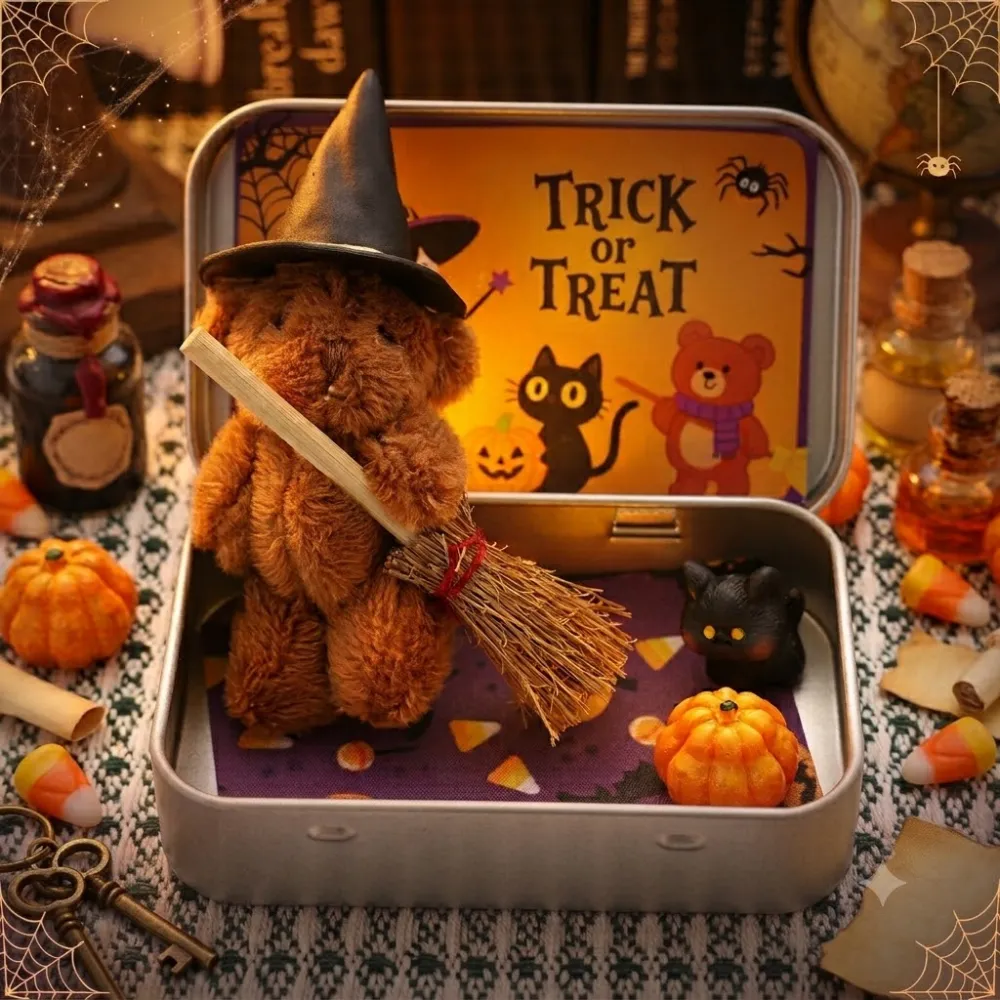 Halloween Bear in a Box for Trick or Treat