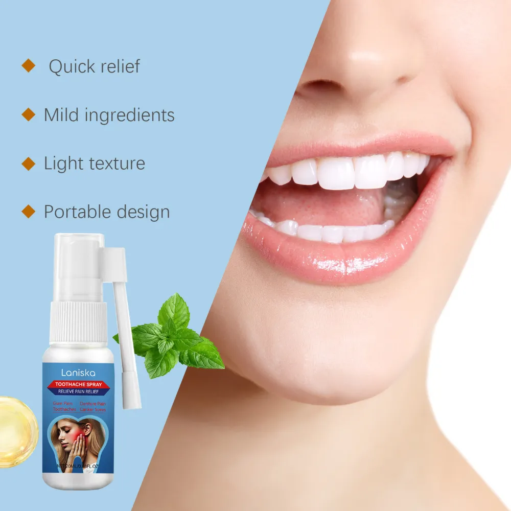 Gum Relief Spray Gentle Formula Soothes Discomfort & Protects Oral Health – On-the-Go Ease-CJ