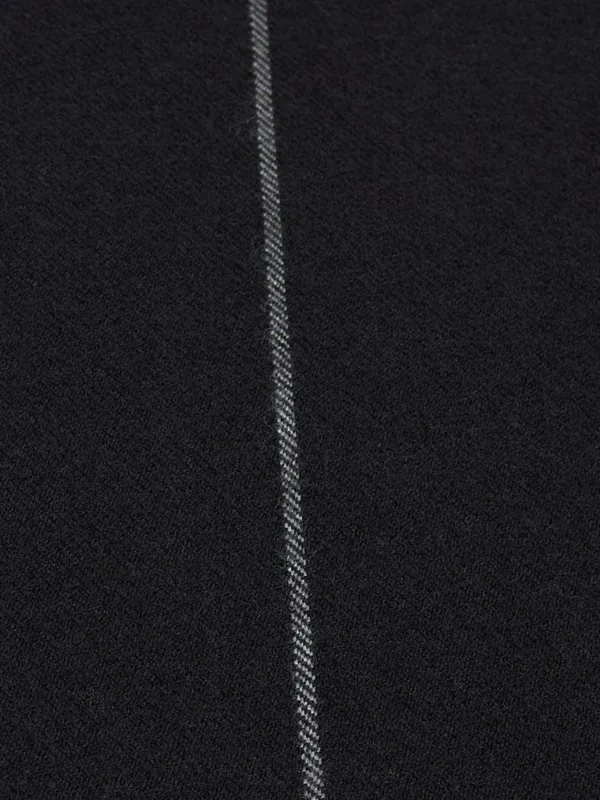 Striped Black Scarf