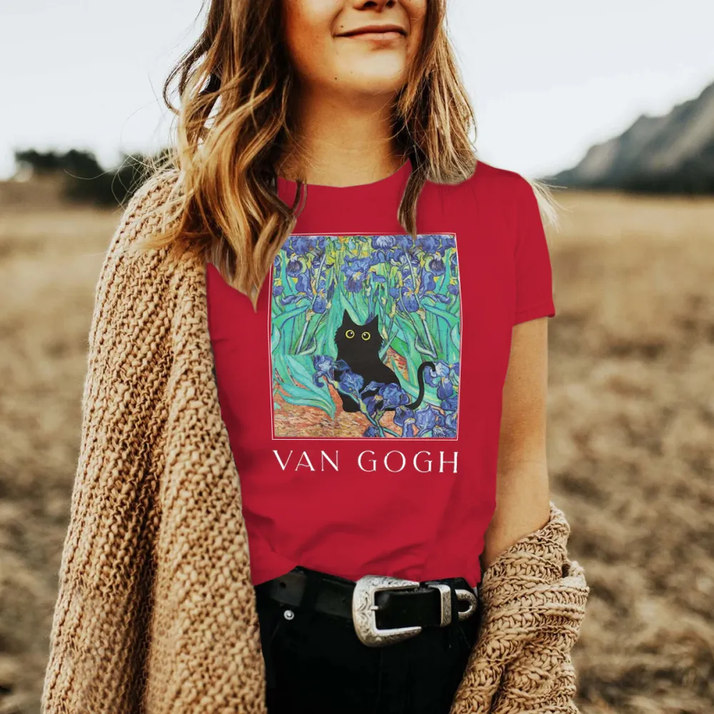 Cat Black Tee