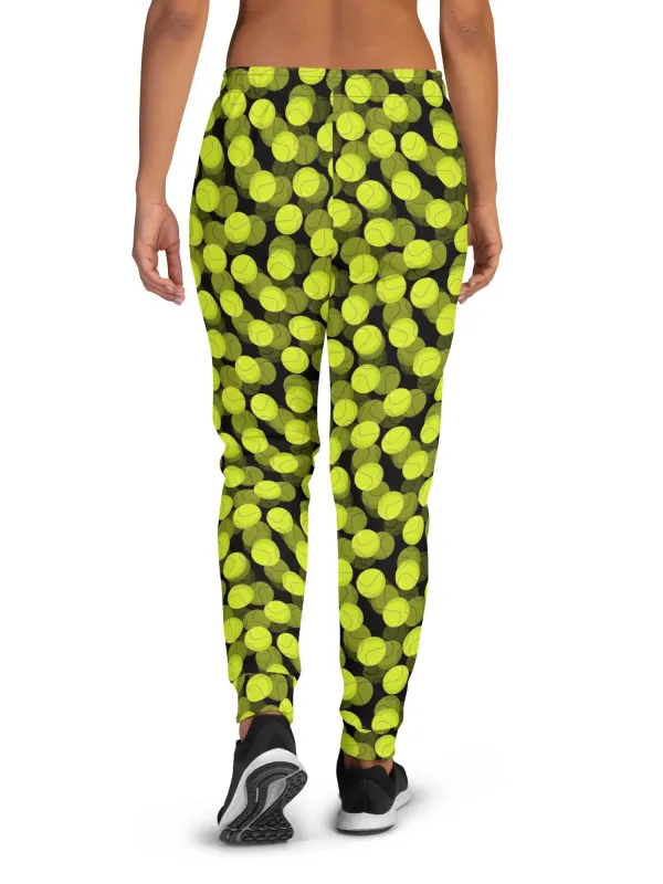 Sporty Tennis Print Trousers