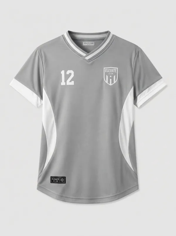 Unisex Soccer Fan Elevate Club Number 12 Printed Jersey