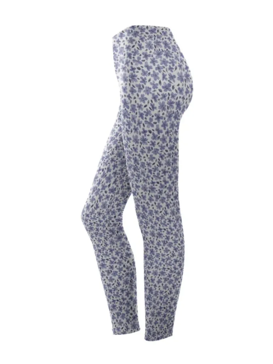 Delicate Floral Print Leggings