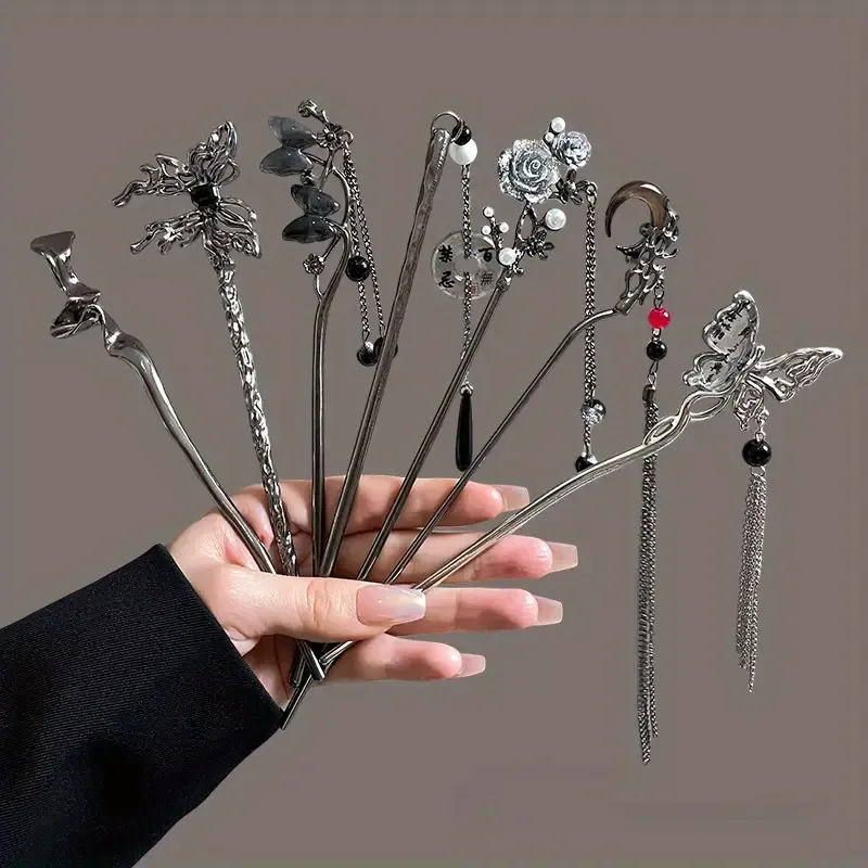 Casual Style Cooling Tassel Hairpin,