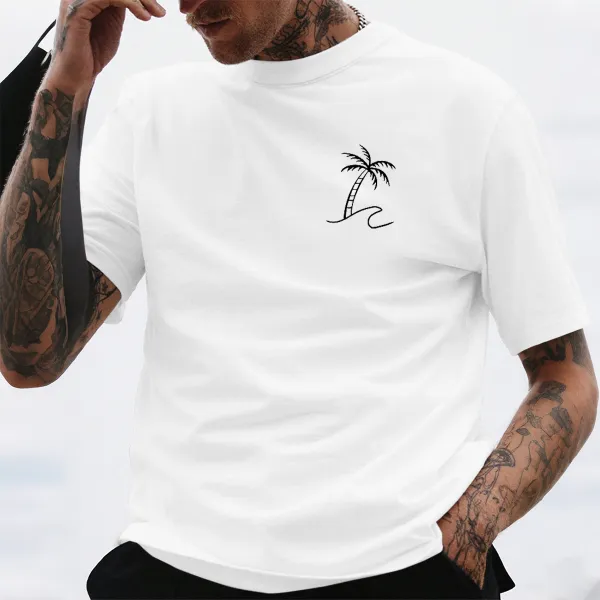 Minimalist Palm Beach Inspired Graphic T-Shirt