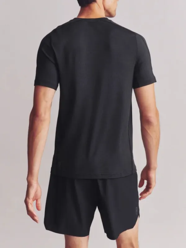 Black Cotton Stretch T-Shirts