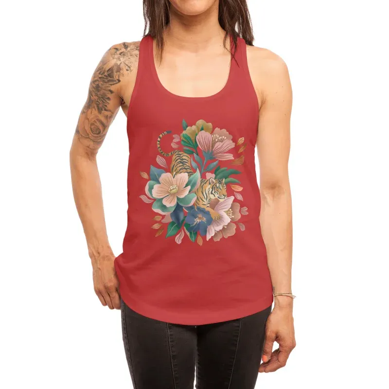 Romantic Tiger Flower Safari Tank