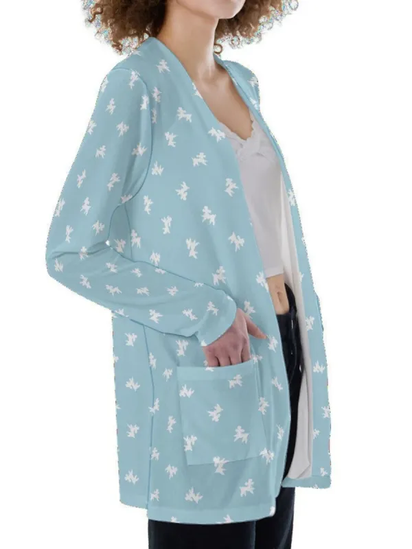 Pattern Long Sleeve Casual Cardigan