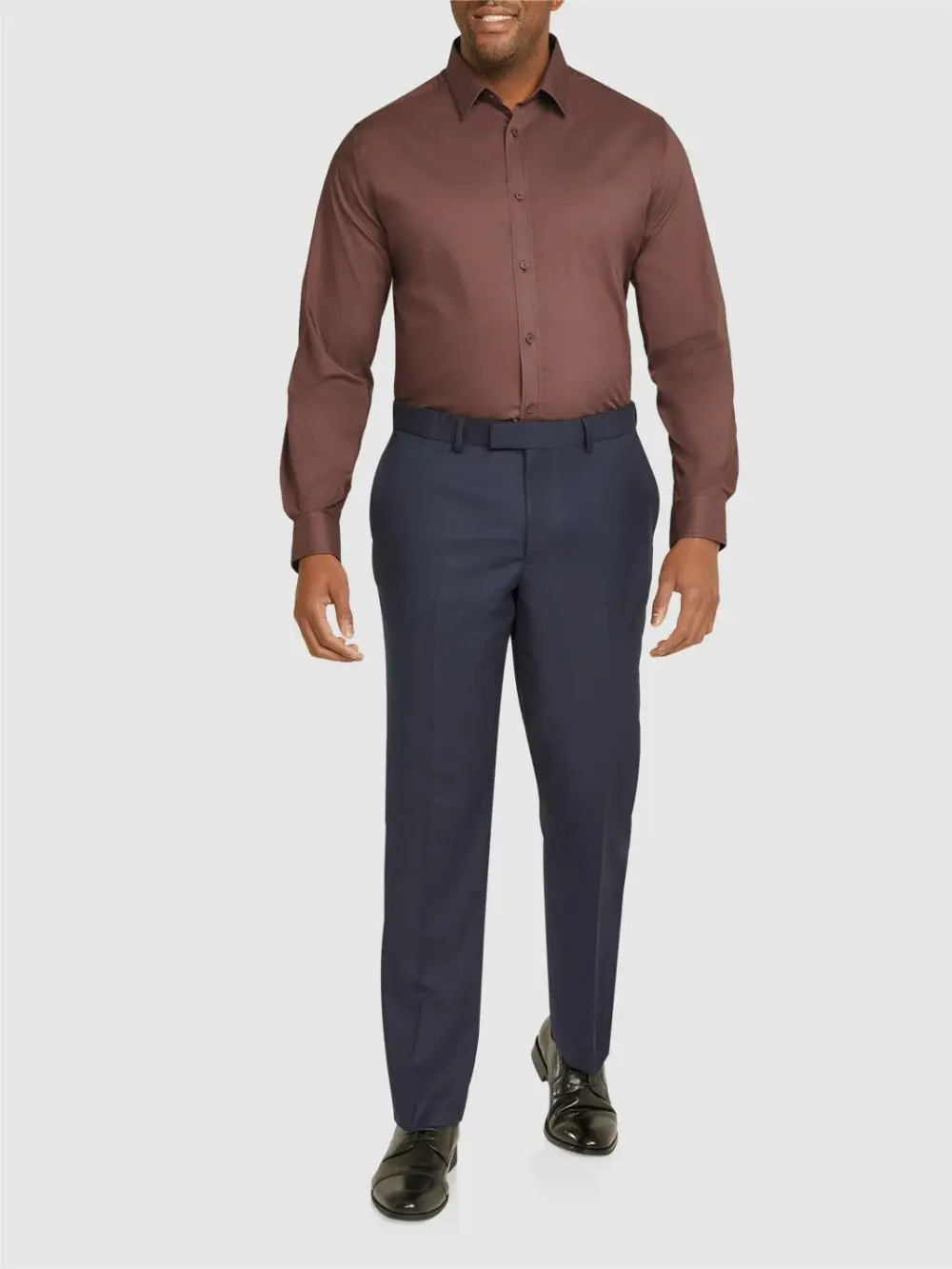 Plain Long-Sleeve Formal Shirts