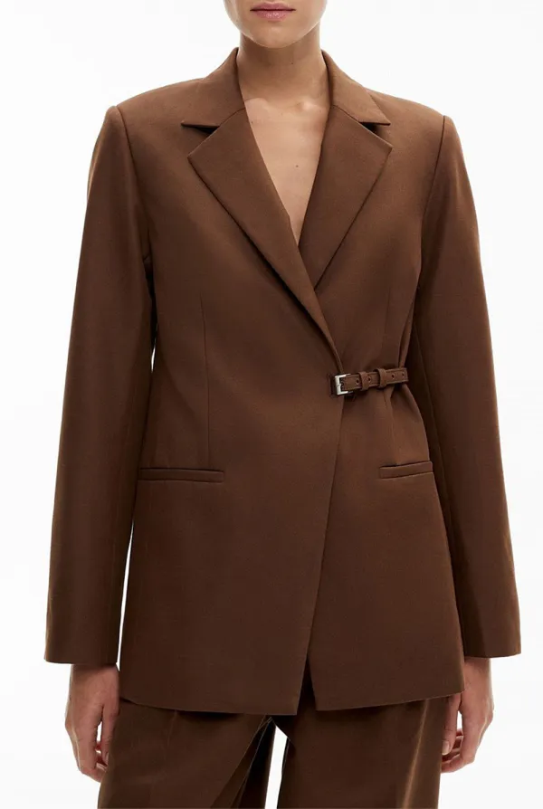 Classic Waist-Cinching Women's Coat