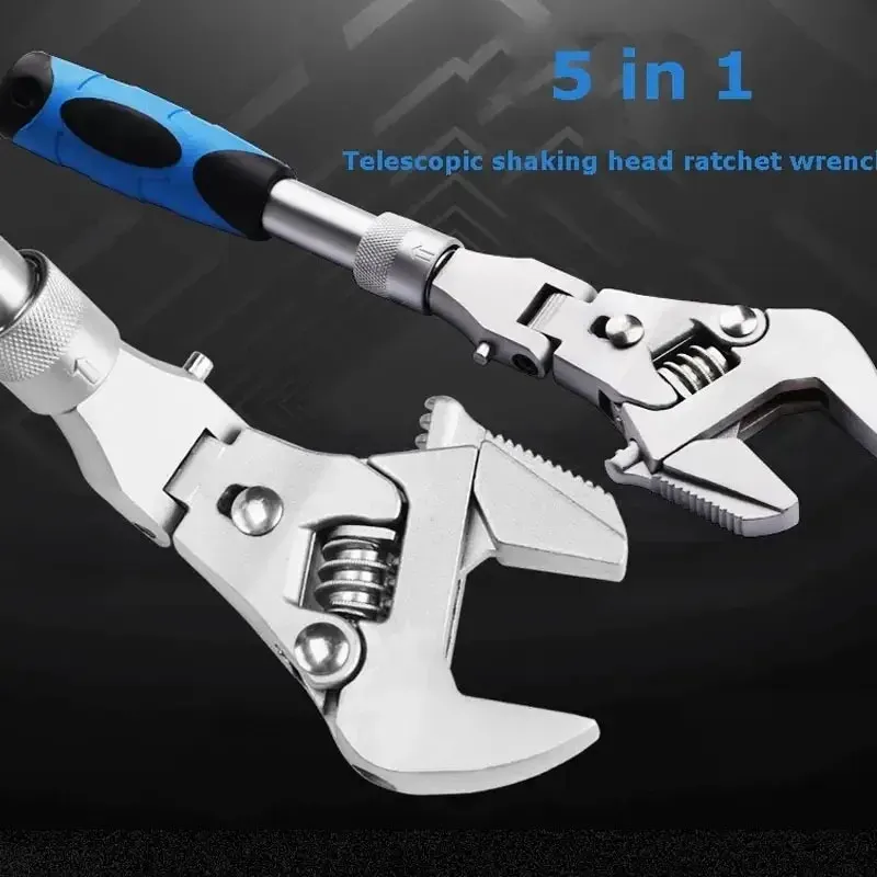 Flexible Head Foldable Wrench