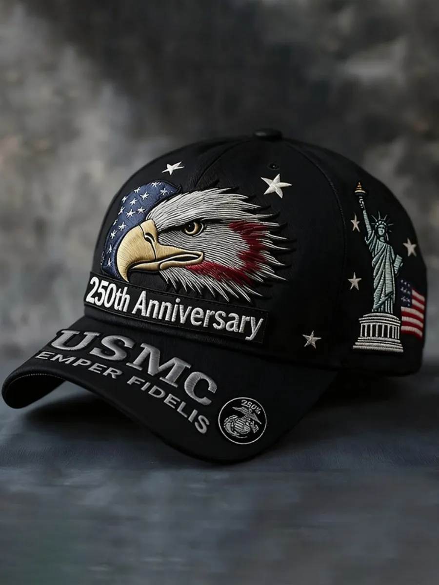 American 250th Anniversary Eagle Design Men's Hat