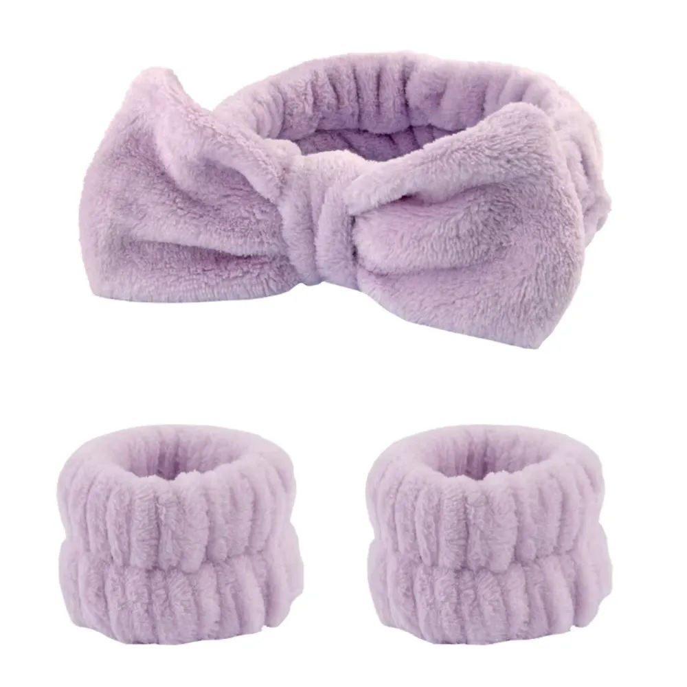 3pcs/set Face Wash Wristband Headband Set