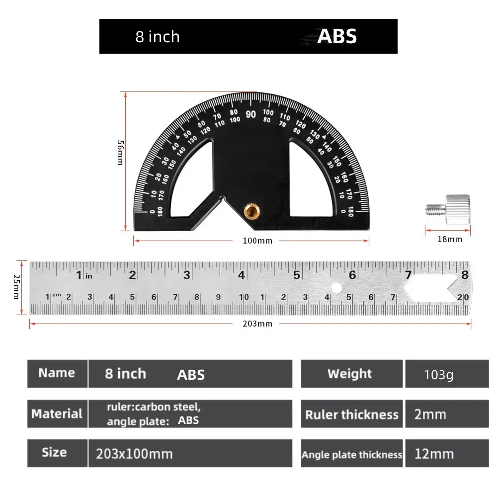 Woodworking Multi-Purpose Angle Ruler