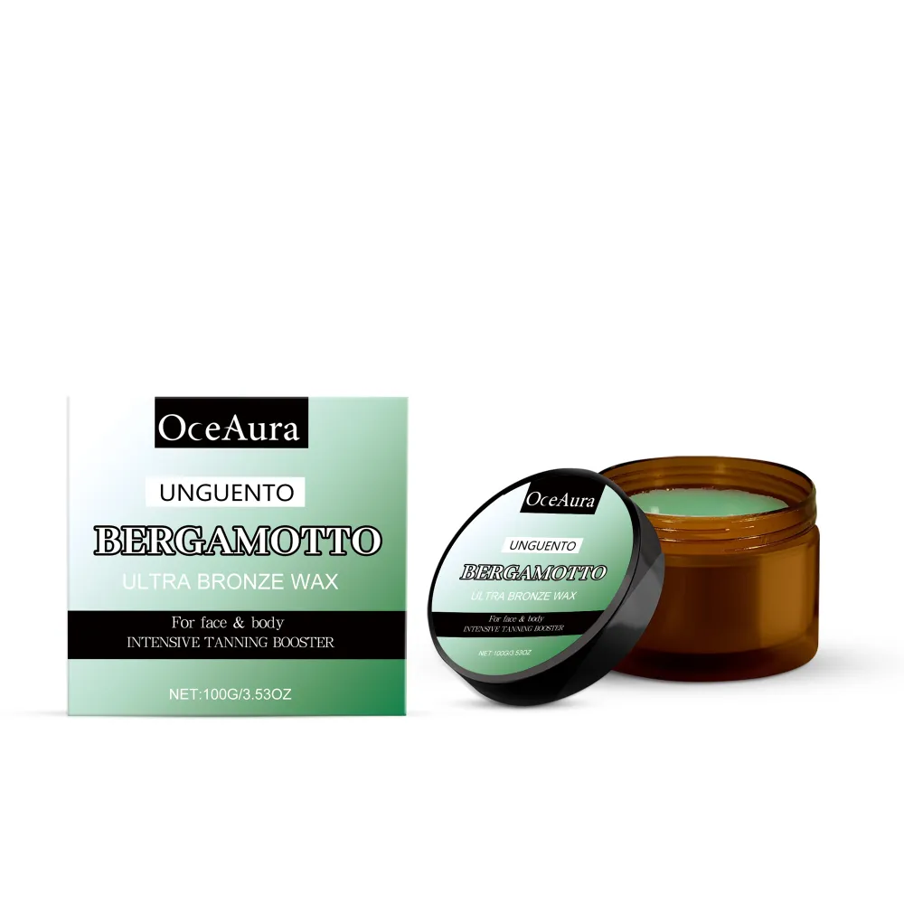 Bergamot Body Aid Black Cream Moisturizing and moisturizing treatment for summer beach bronzed skin-MY88