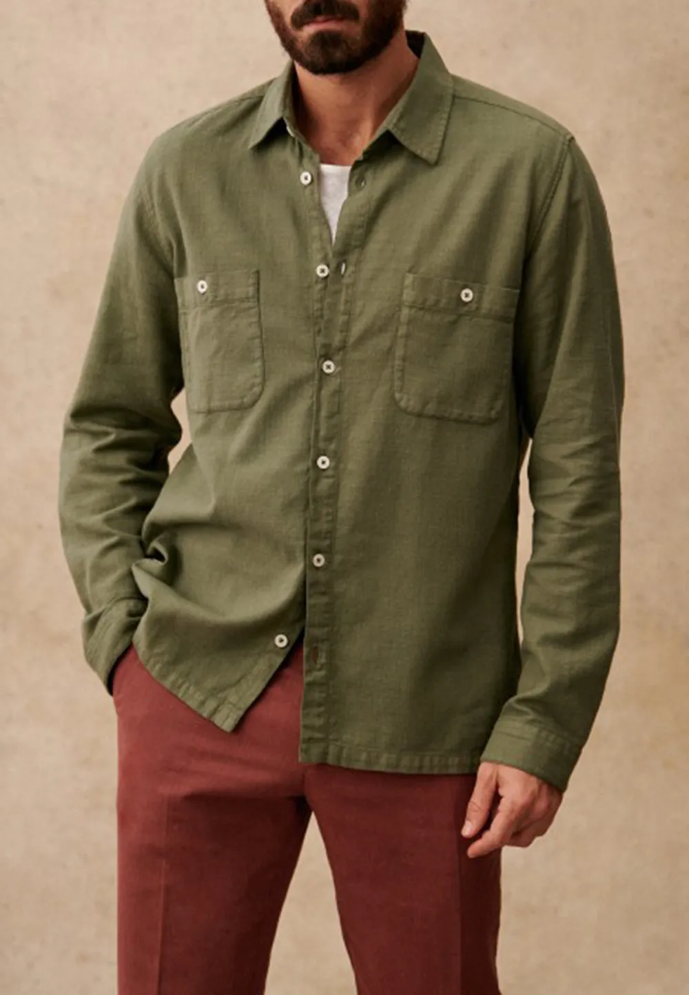  Buttoned Fastening Shirt