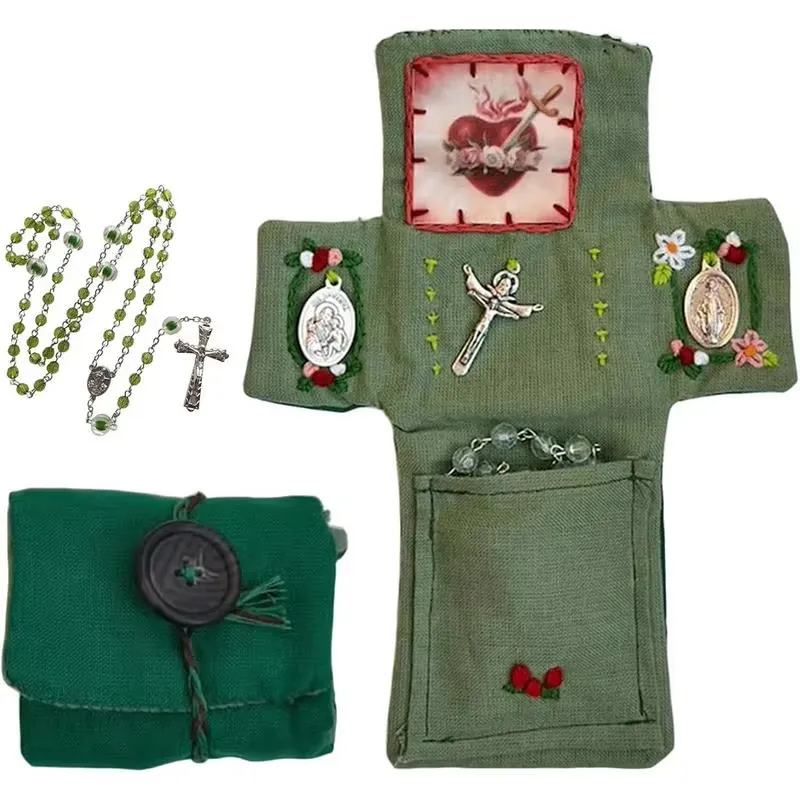 Green Christian Prayer Bag