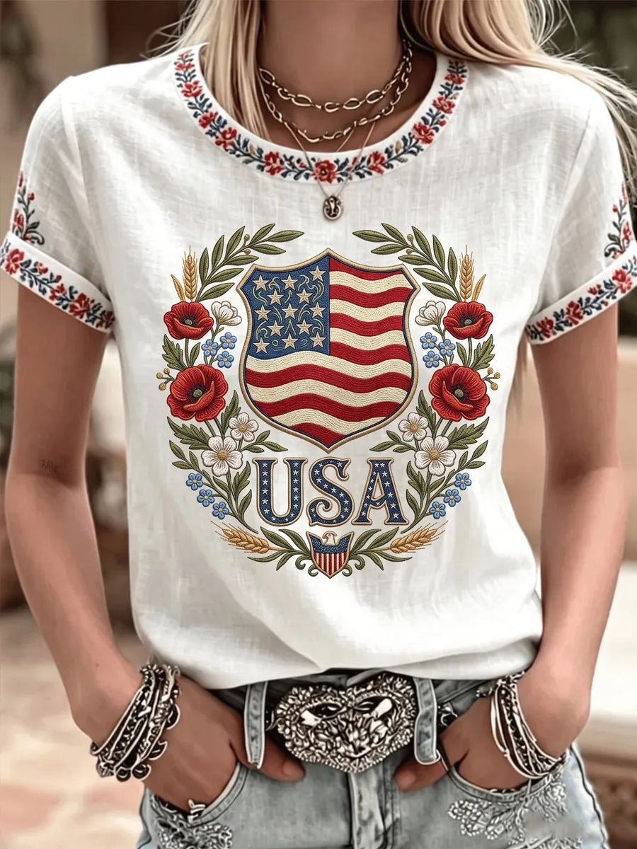 Women's 250th Anniversary Printed T-shirt