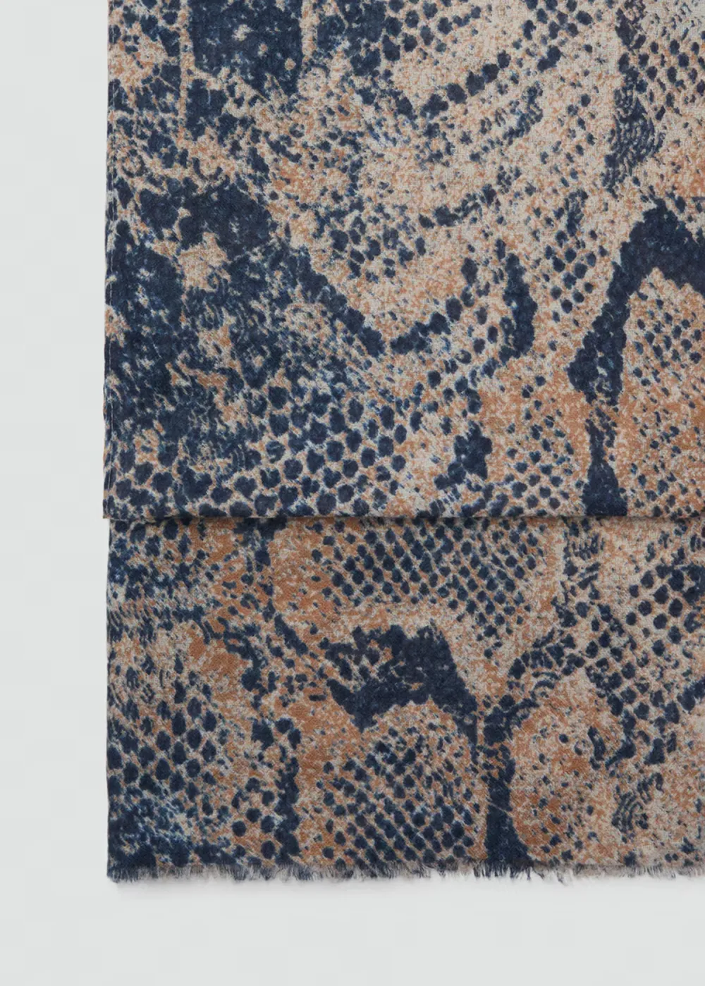 Blue Casual Style Animal Print  Scarf