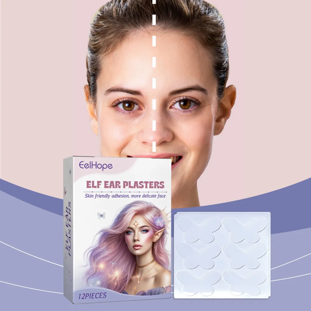 Butterfly-shaped ear support