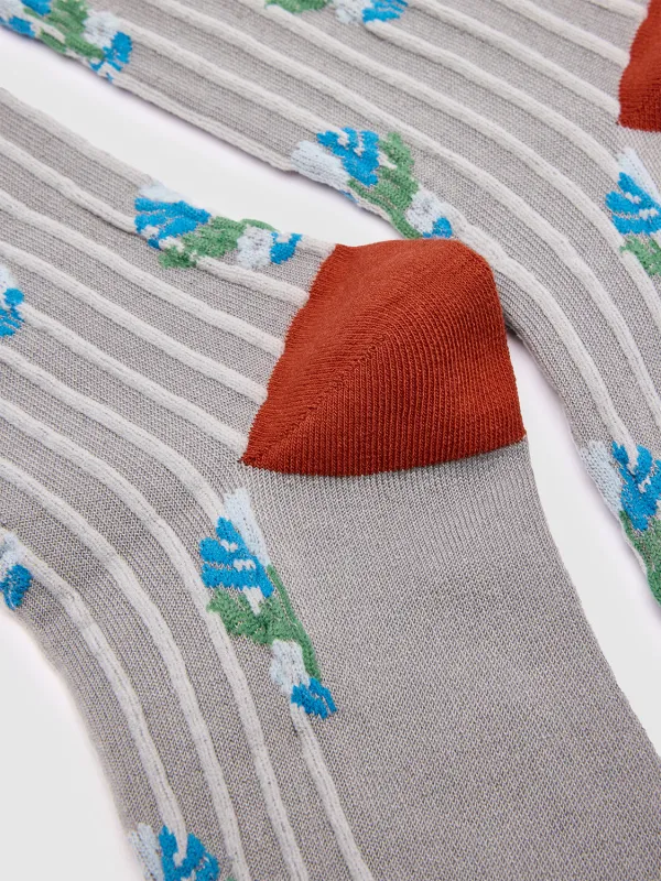 Cute Flower Pattern Socks