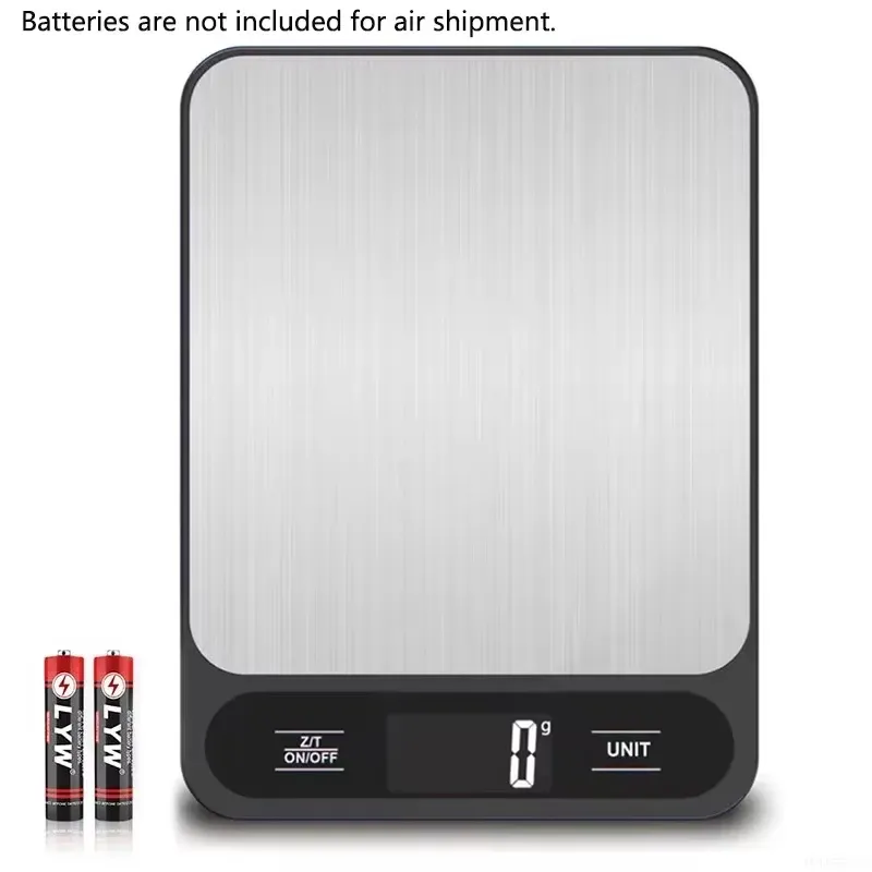 Stainless Steel Digital Kitchen Scale With LCD Display, Made Of Stainless Steel