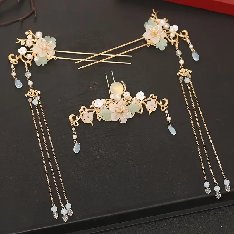 Elegant U-Shaped Ancient Hanfu Costume Hair